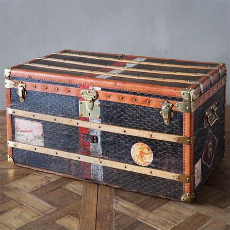 vintage goyard trunks